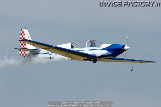 2006-06-10 Carpi Airshow 1783 Blue Voltige